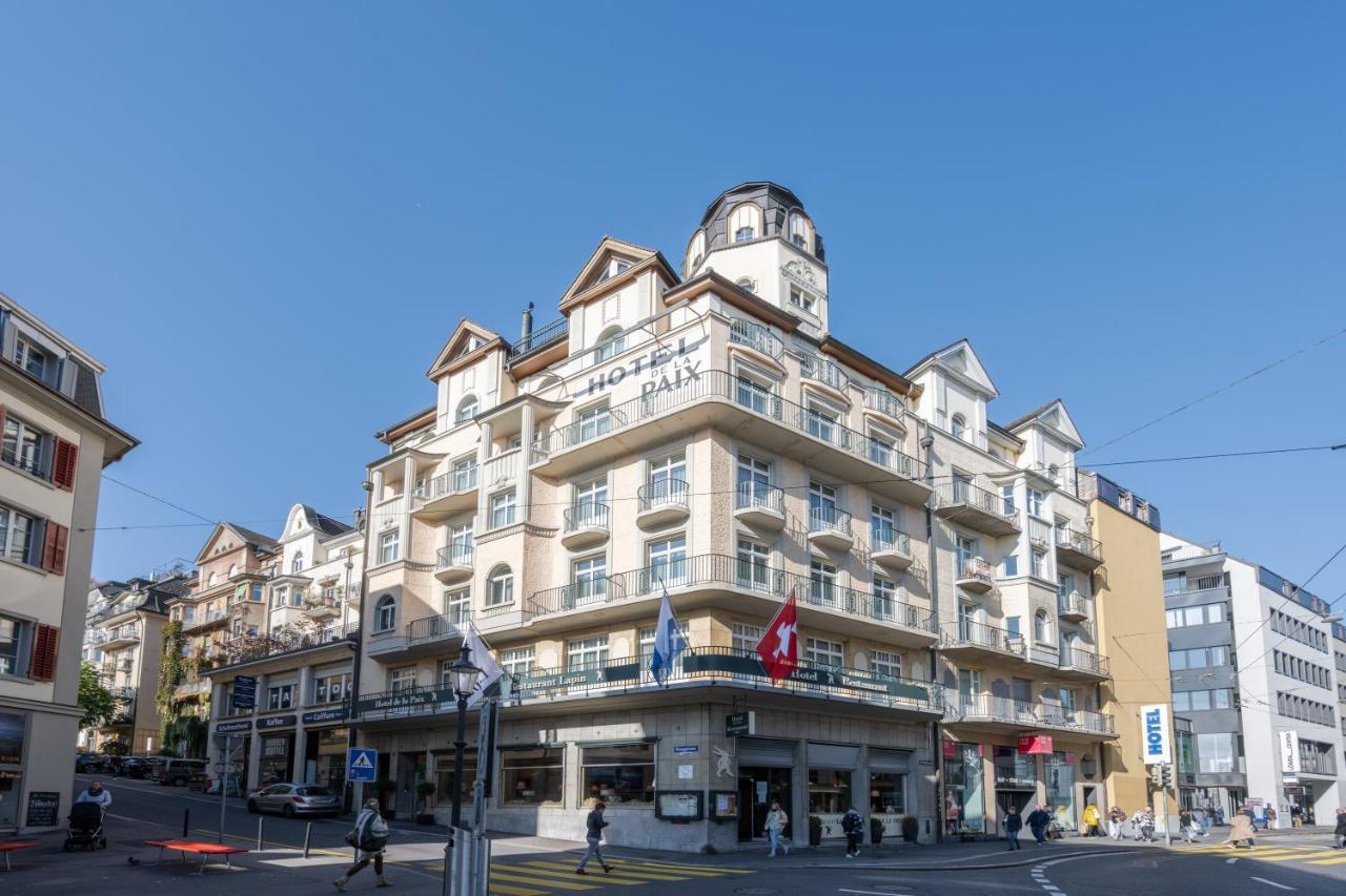 Hotel De La Paix Lucern Exteriér fotografie