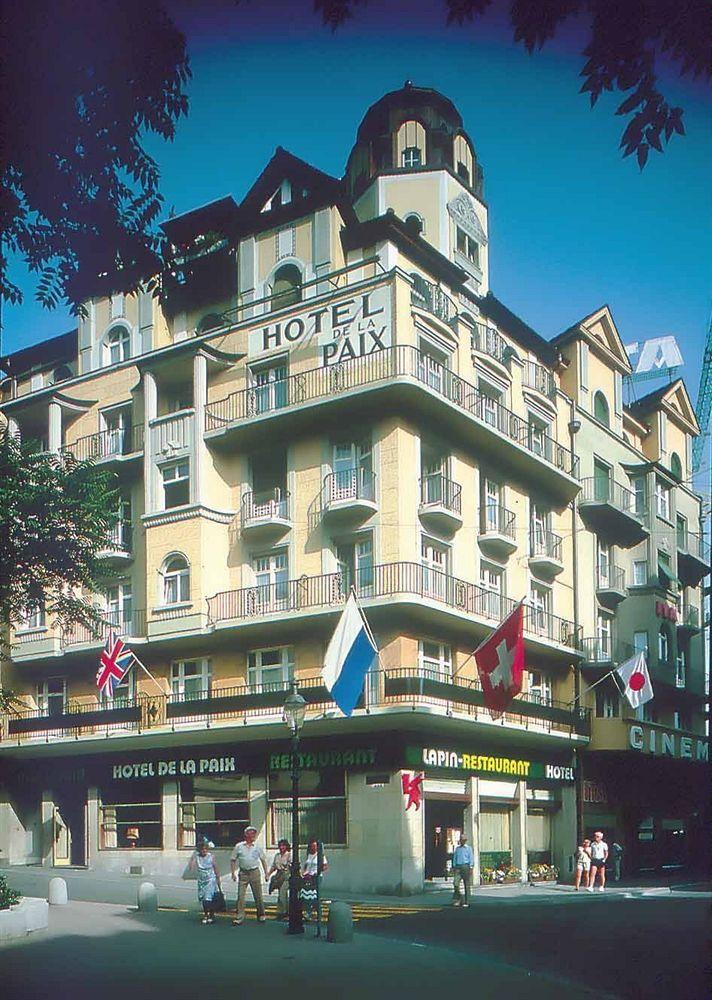 Hotel De La Paix Lucern Exteriér fotografie