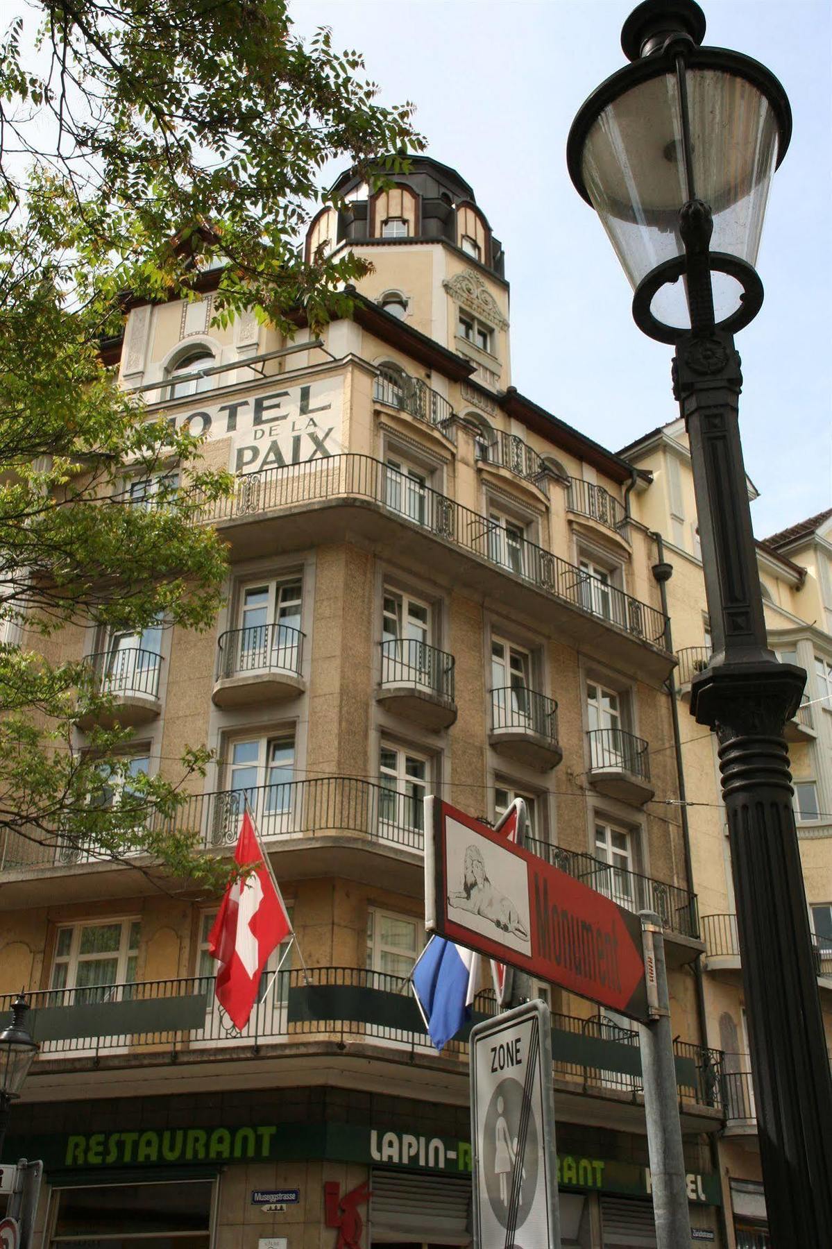 Hotel De La Paix Lucern Exteriér fotografie