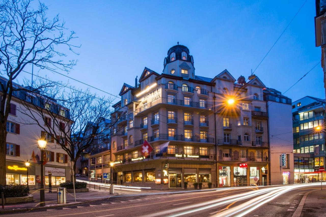 Hotel De La Paix Lucern Exteriér fotografie